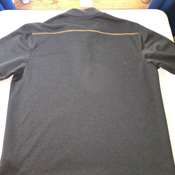 Pebble Beach Performance Men’s 1/4 Zip Pullover Gray Size Large Golf Activewear - Picture 2 of 5